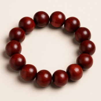 Red Wood Beads
